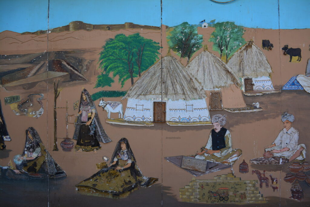 Shyamji Krishna Varma Smarak Wall Paintings