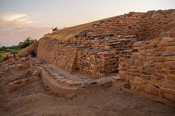 Excavated stone structures of Dholavira Indus Valley civilization site